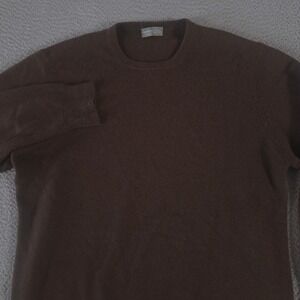 Mario Caldi Sweater Mens 54/XL 100% Cashmere Made in Italy Crew Neck Pullover
